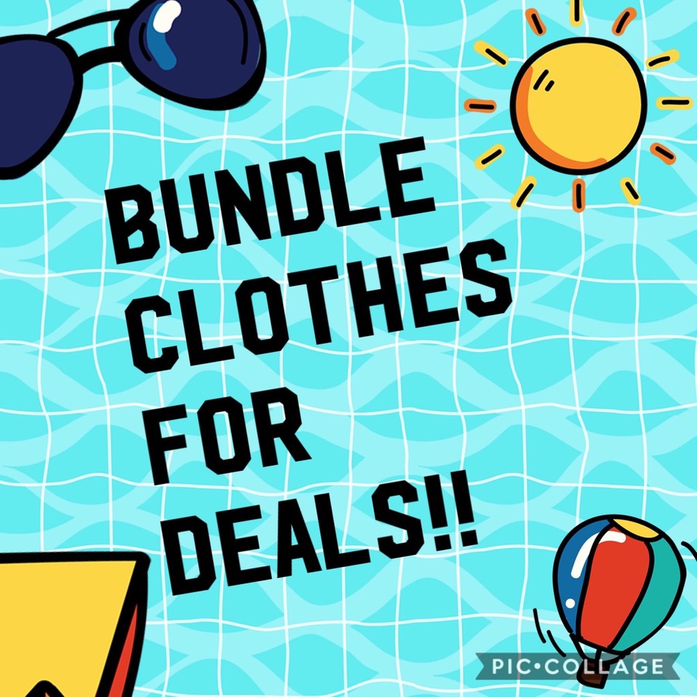 BUNDLE CLOTHES TOGETHER FOR GREAT DEALS!!
